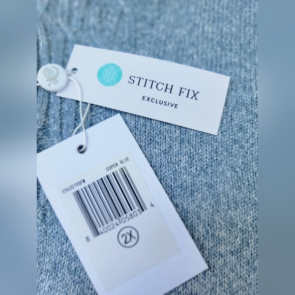 EVOLUTION BY CYRUS Madi Marled Yarn Braided Detail Turtleneck Sweater Size 2X - Picture 11 of 13